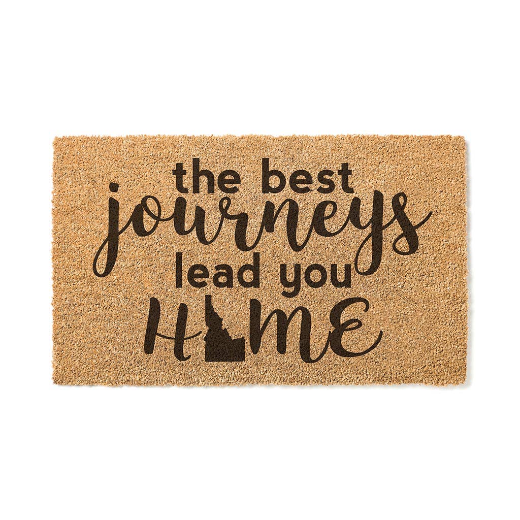 Kindred Hearts 18x30 Coir Doormat Best Journeys-Idaho Multicolor Kindred Hearts 18x30 Coir Doormat Best Journeys-Idaho Multicolor